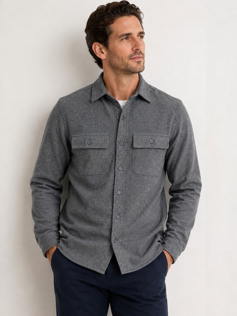 L.L.Bean Men’s Chamois Shirt – Slightly Fitted – Small
